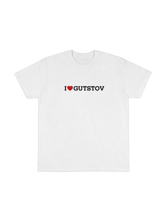 i <3 GUTSTOV T SHIRT
